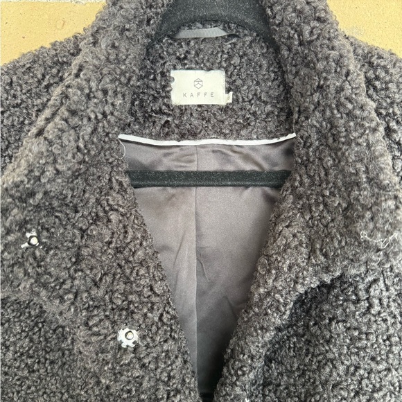 Kaffe Black Teddy Vest - Picture 2 of 3